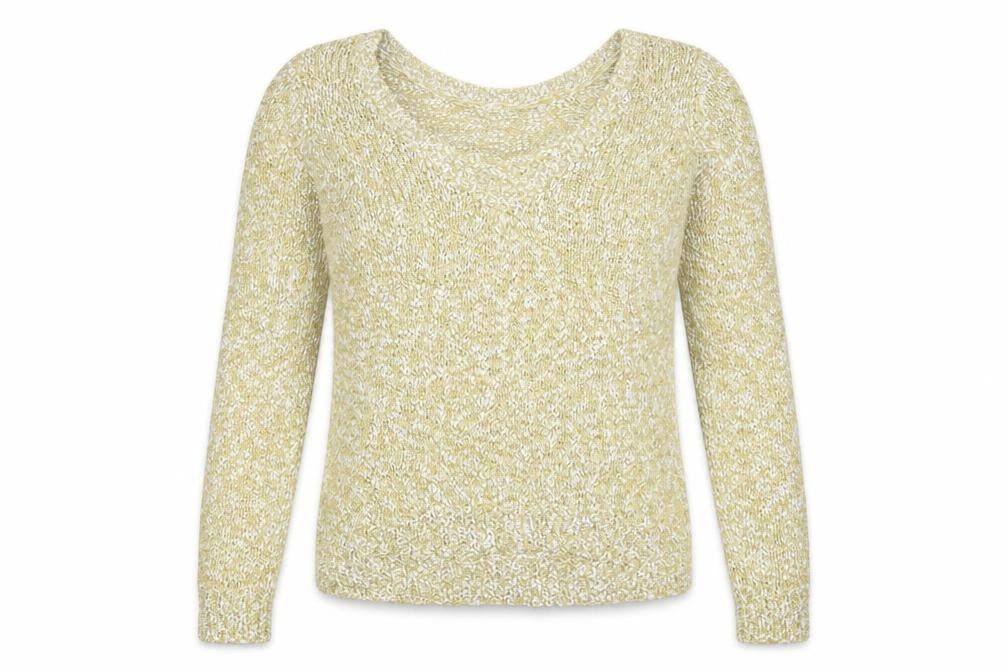 Womens UK Size S VILA Yellow Pullover Jumper