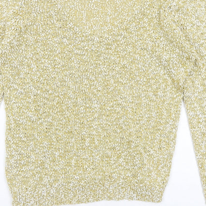 Womens UK Size S VILA Yellow Pullover Jumper