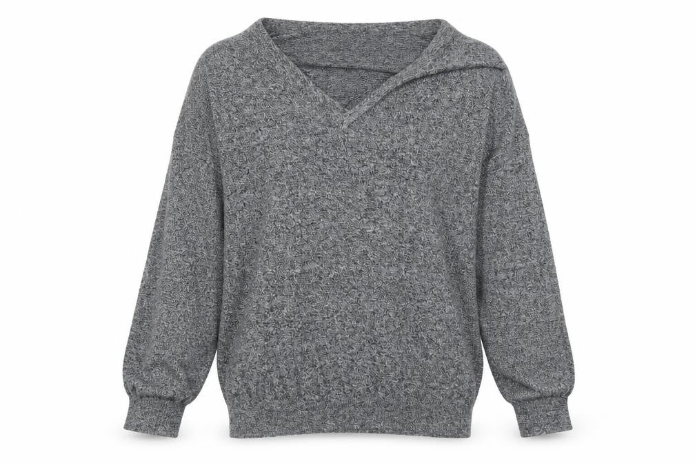 Womens UK Size 8 Marks and Spencer Grey Pullover Jumper