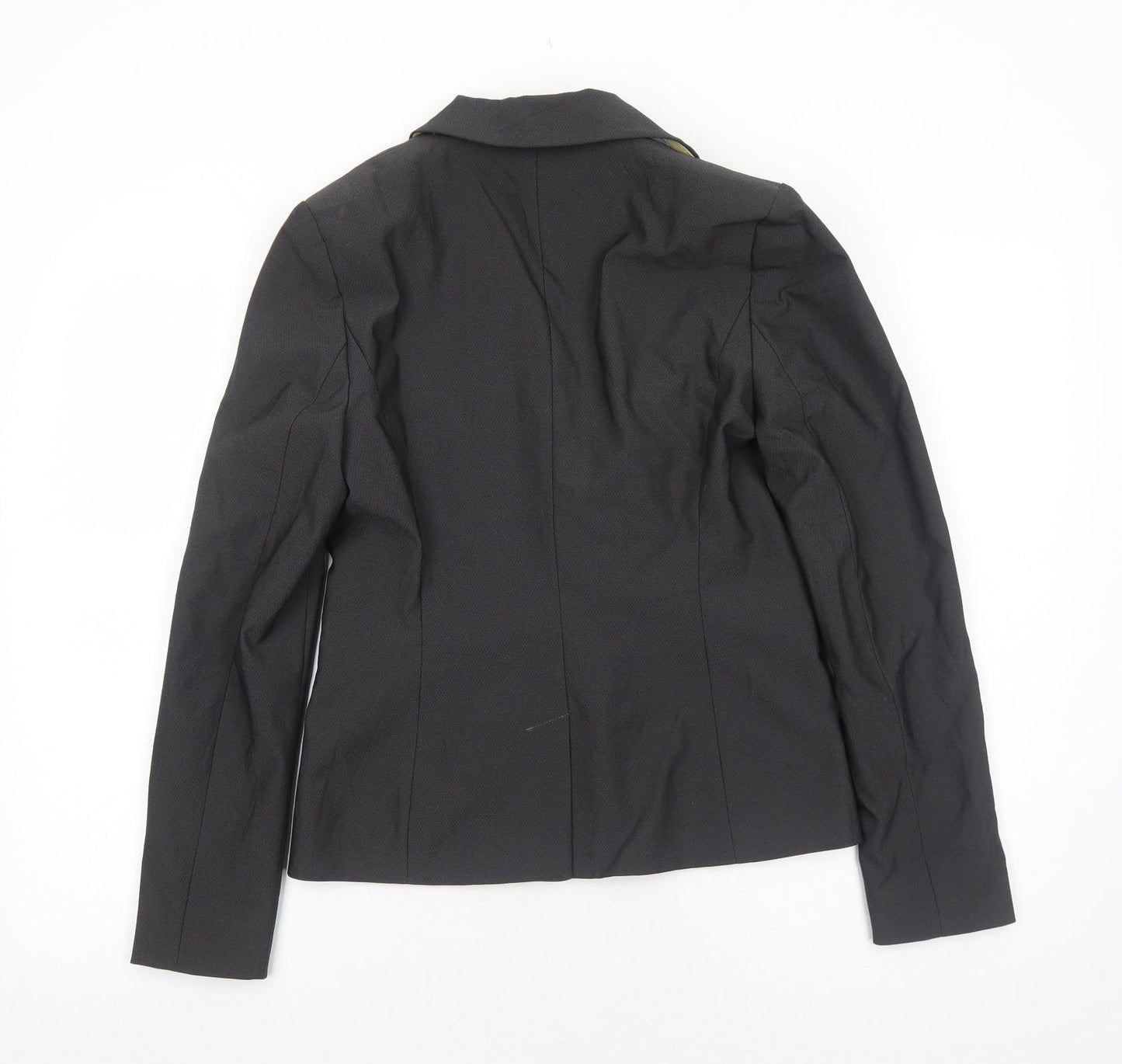 NEXT Womens Grey Polyester Jacket Suit Jacket Size 10