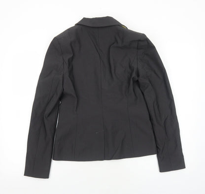 NEXT Womens Grey Polyester Jacket Suit Jacket Size 10