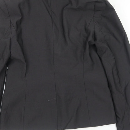 NEXT Womens Grey Polyester Jacket Suit Jacket Size 10