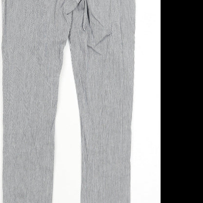 Womens UK Size 6 NEXT Regular Fit Capri Black Trousers