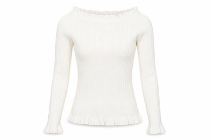 Womens UK Size 8 Miss Selfridge Ivory Pullover Jumper