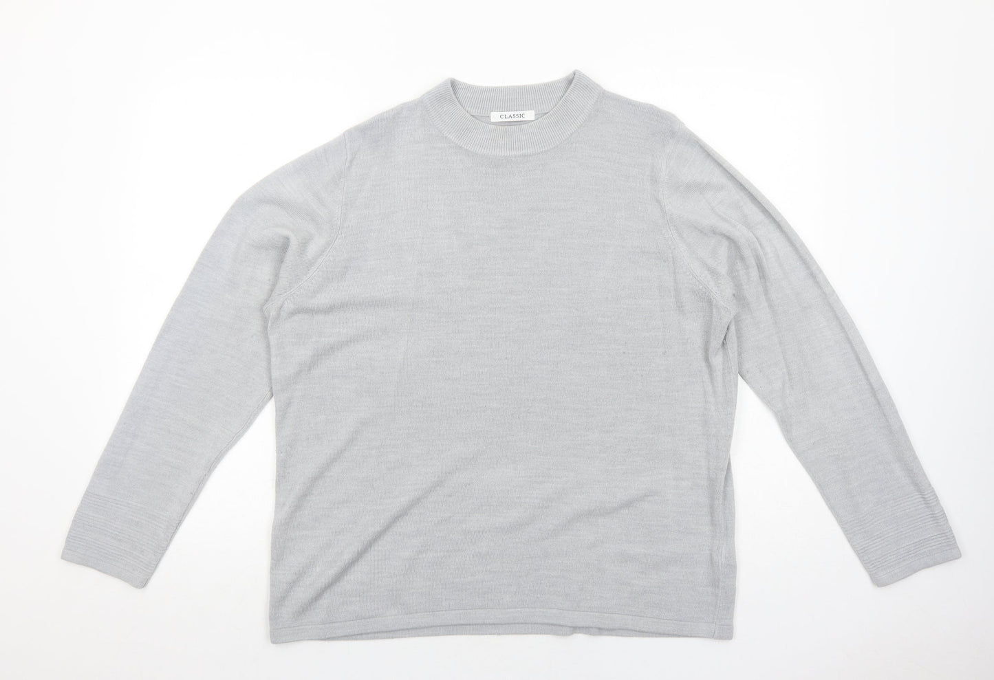 Womens UK Size 18 Marks and Spencer Grey Pullover Jumper