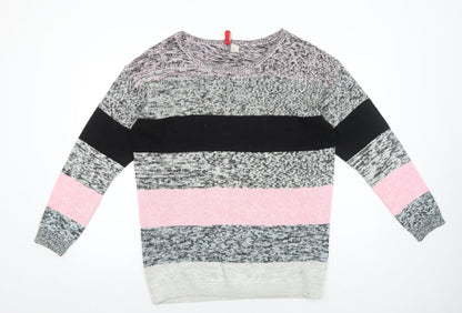 Womens UK Size M H&M Grey Pullover Jumper