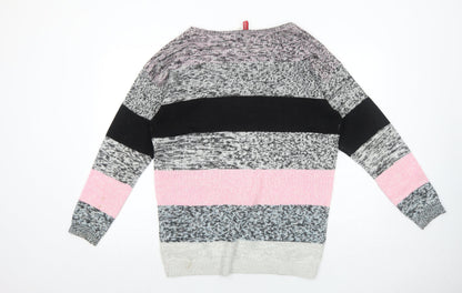 Womens UK Size M H&M Grey Pullover Jumper