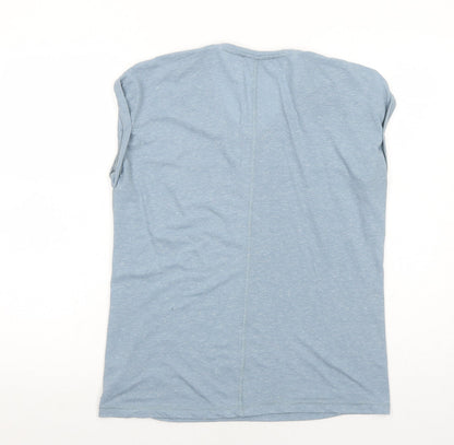 Womens UK Size 10 NEXT Blue Basic T-Shirt