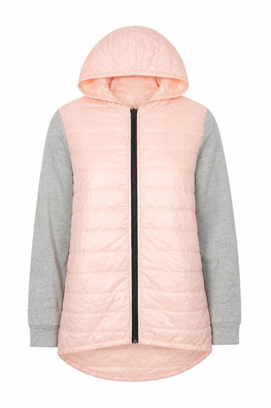 Overmal Womens Pink Rain Coat Coat Size XL Zip