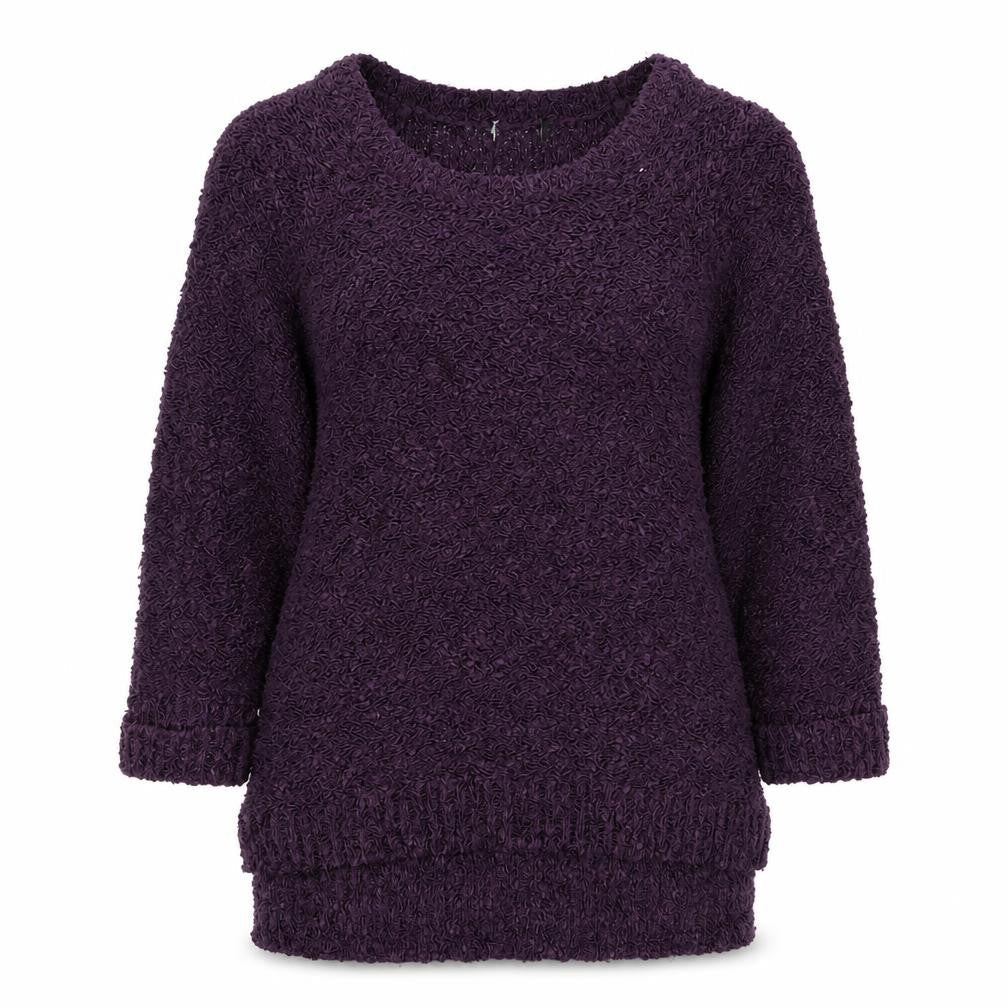 Womens UK Size 12 F&F Purple Pullover Jumper
