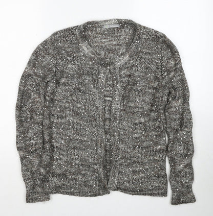 Womens UK Size 12 Marks and Spencer Grey Cardigan Jumper