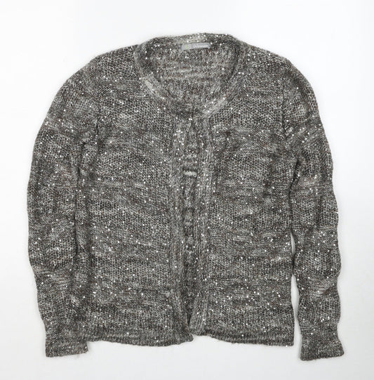 Womens UK Size 12 Marks and Spencer Grey Cardigan Jumper