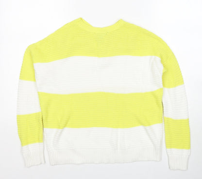 Womens UK Size M Yessica Yellow Pullover Jumper