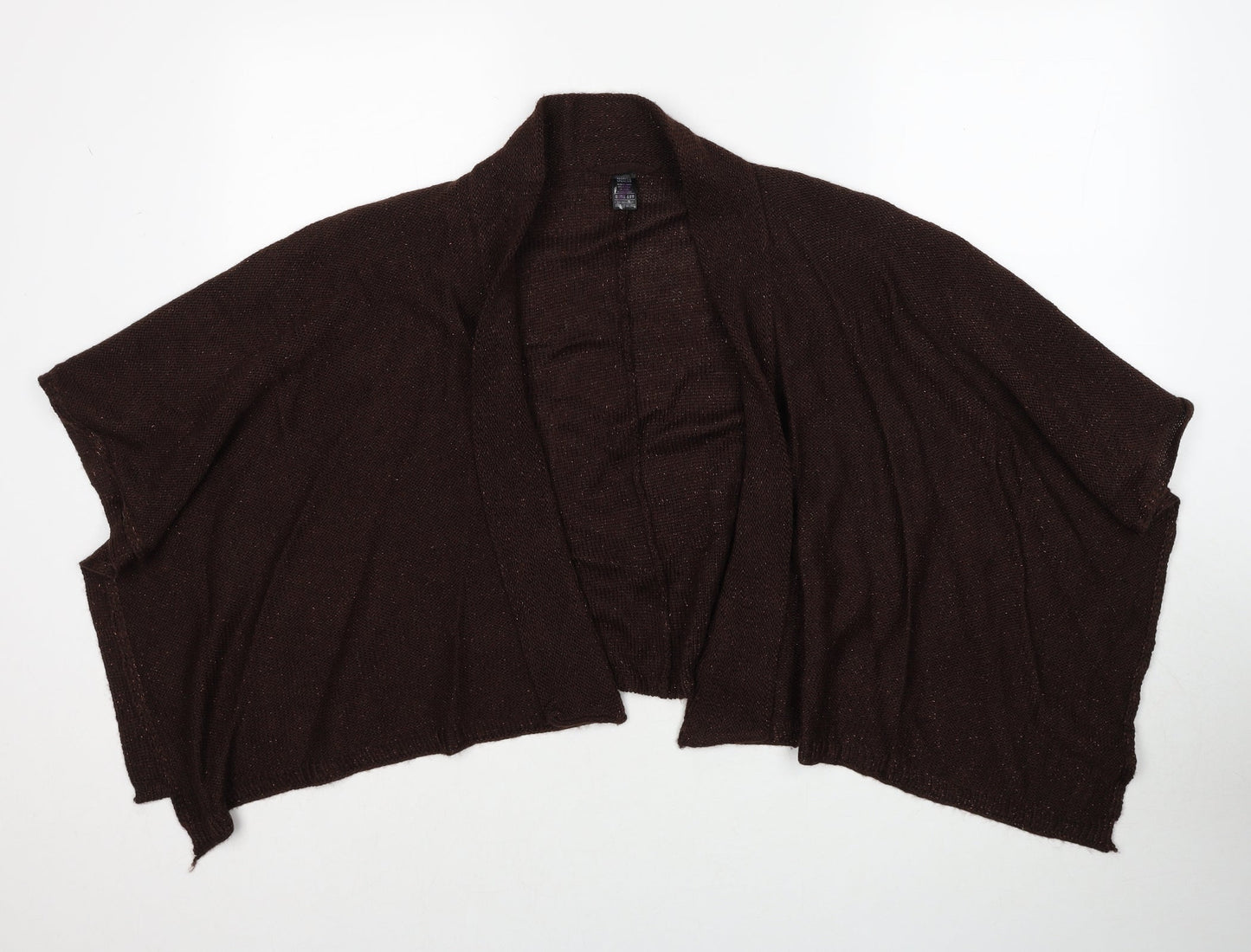 Womens UK Size One Size Marks and Spencer Brown Cardigan Jumper