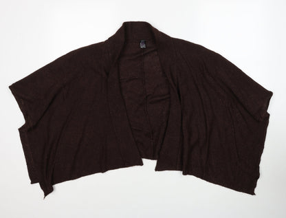 Womens UK Size One Size Marks and Spencer Brown Cardigan Jumper