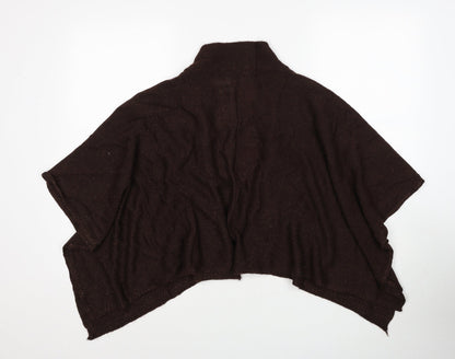 Womens UK Size One Size Marks and Spencer Brown Cardigan Jumper