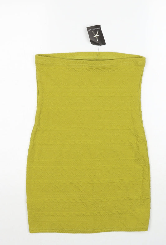 Womens UK Size 14 Atmosphere Green Basic Blouse