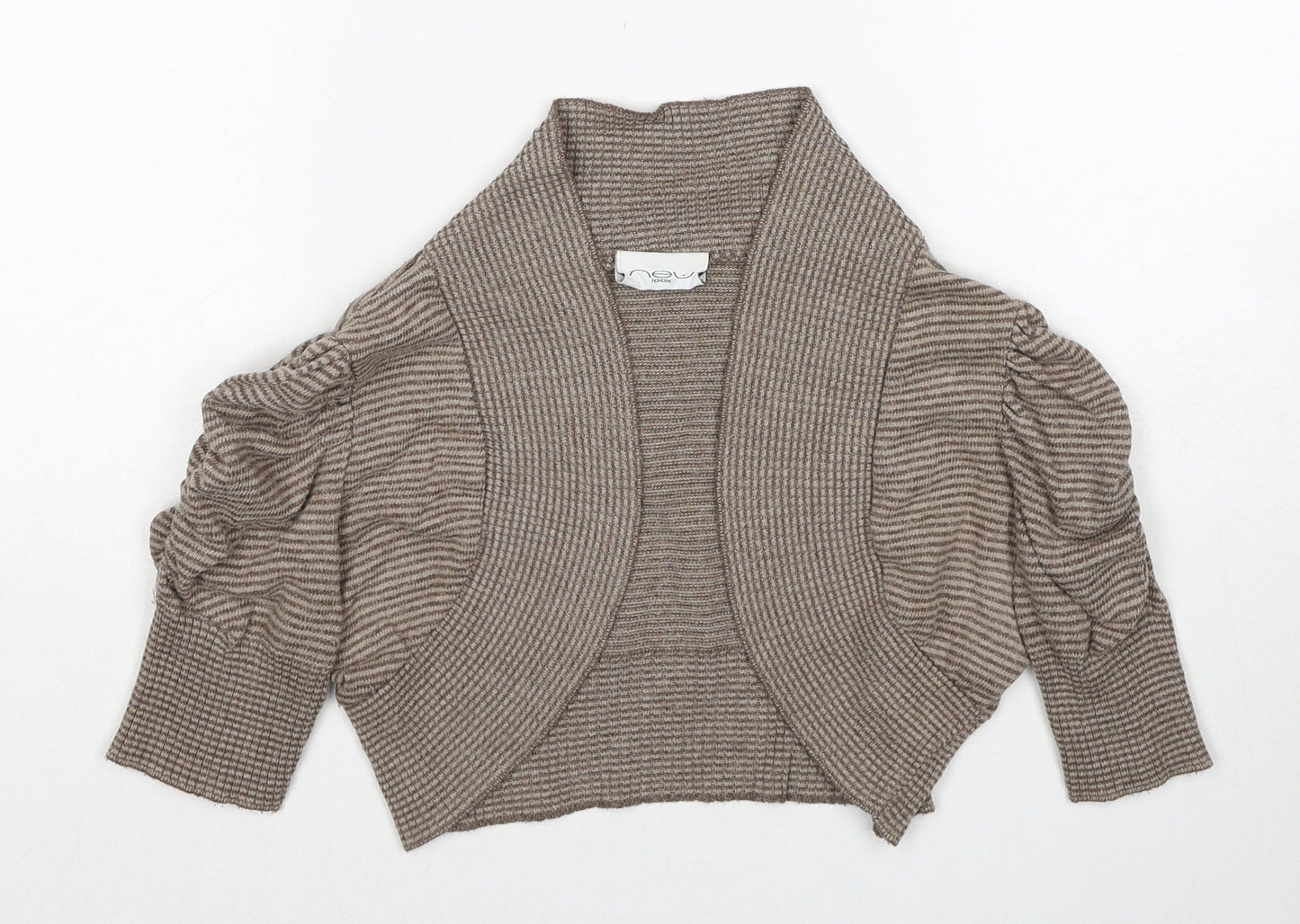 Womens UK Size M New Look Brown Cardigan Jumper