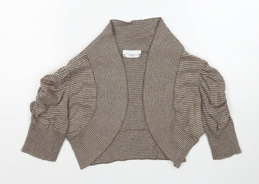 Womens UK Size M New Look Brown Cardigan Jumper
