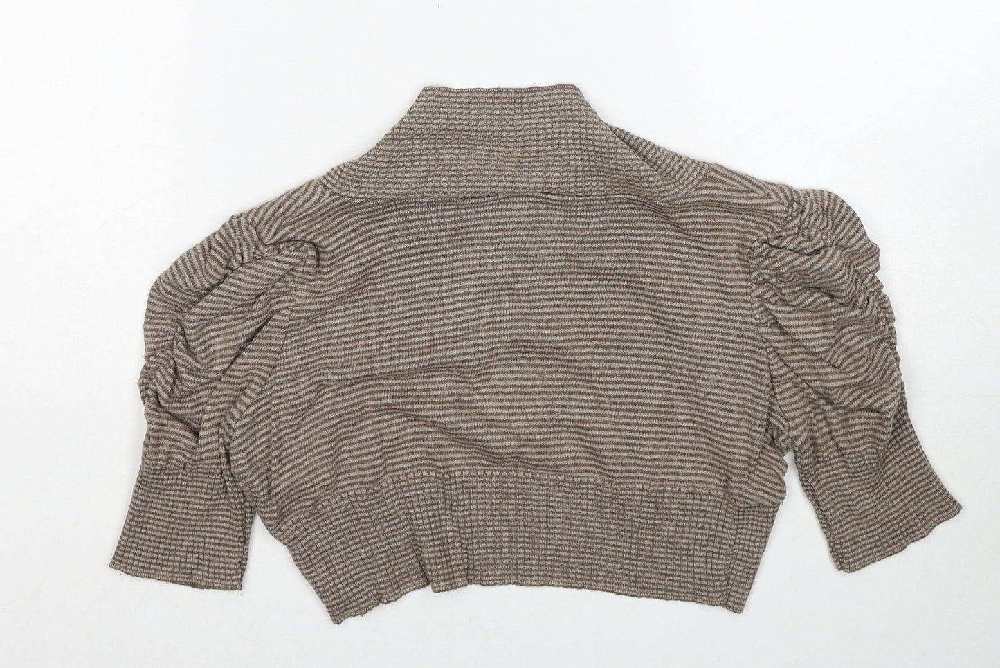 Womens UK Size M New Look Brown Cardigan Jumper