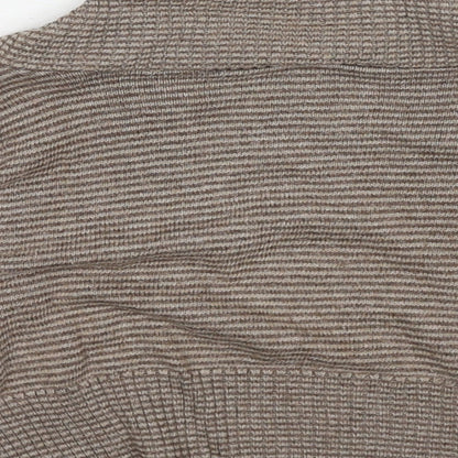Womens UK Size M New Look Brown Cardigan Jumper