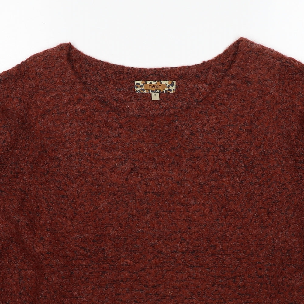 Womens UK Size 12 NEXT Red Pullover Jumper