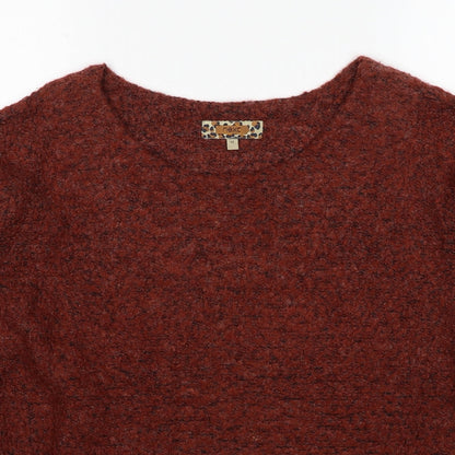 Womens UK Size 12 NEXT Red Pullover Jumper