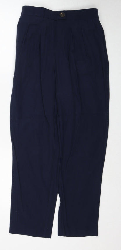 Womens UK Size 10 Very Regular Fit  Blue Trousers