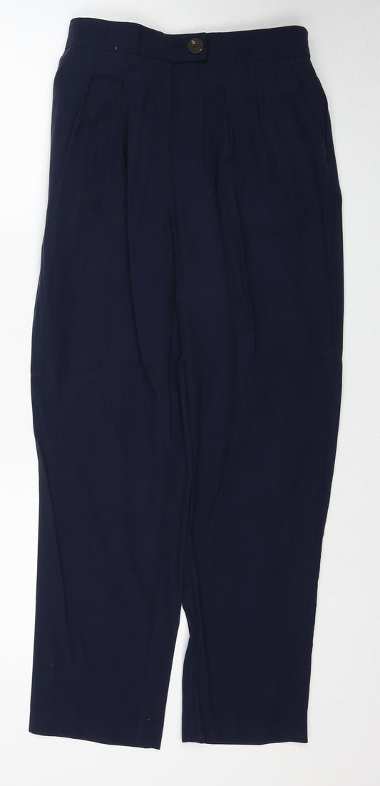 Womens UK Size 10 Very Regular Fit  Blue Trousers