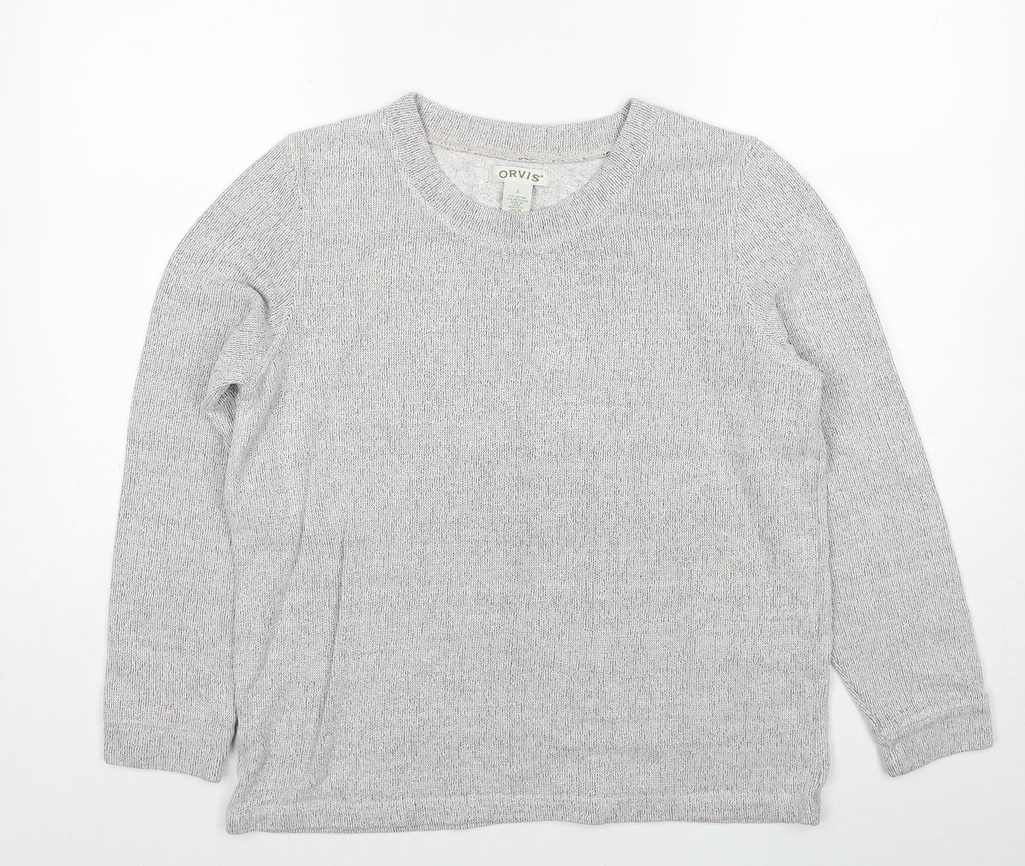 Womens UK Size S Orvis Grey Pullover Jumper