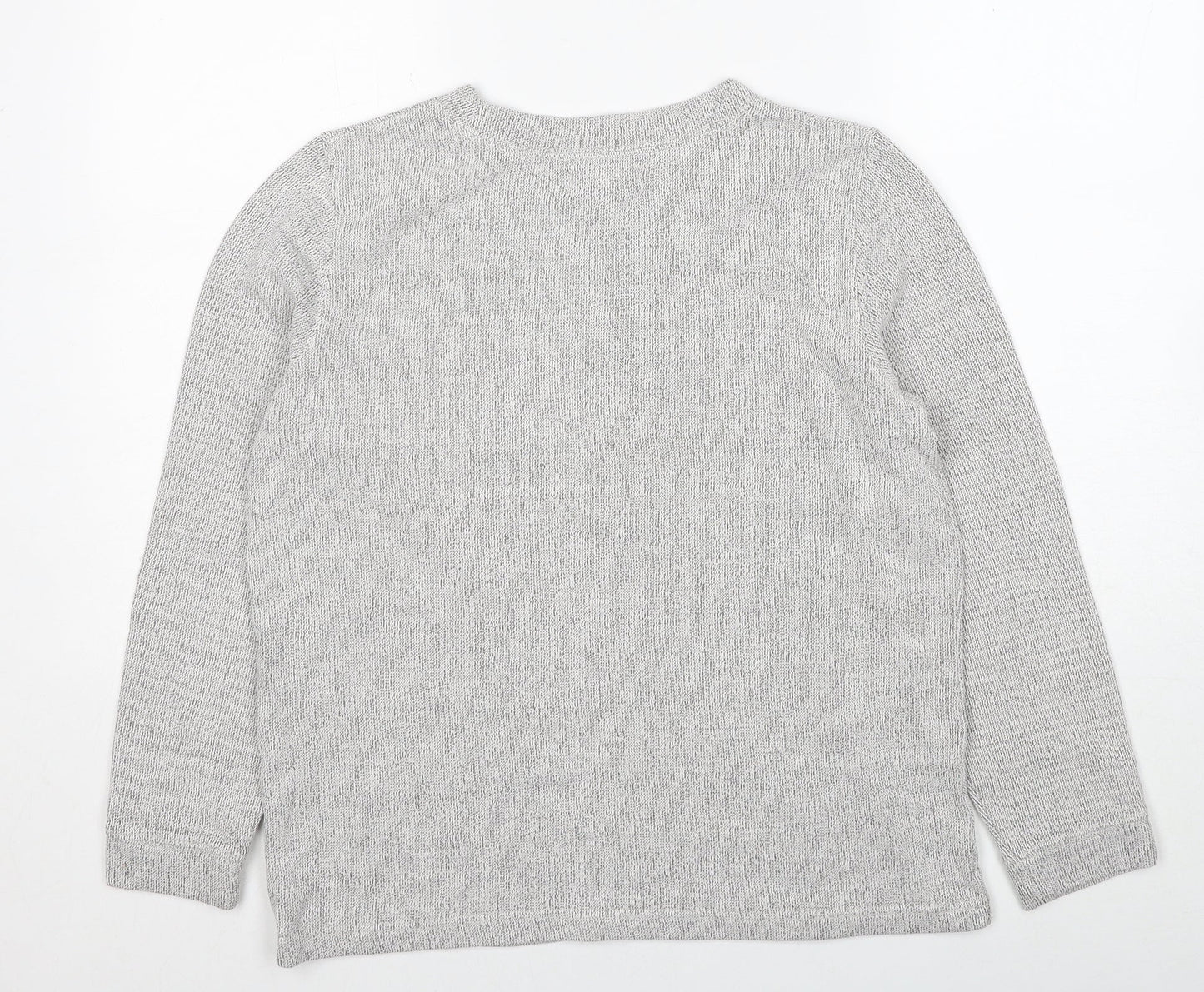 Womens UK Size S Orvis Grey Pullover Jumper