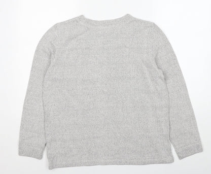 Womens UK Size S Orvis Grey Pullover Jumper