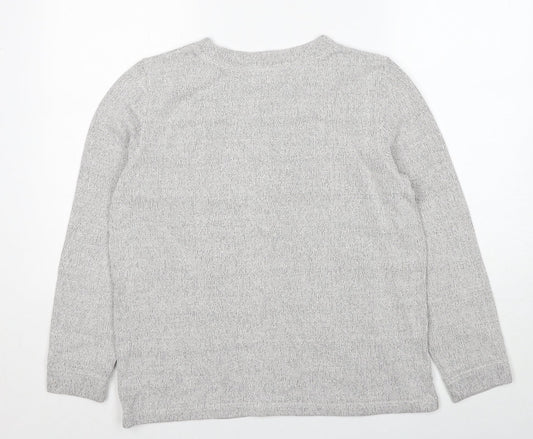 Womens UK Size S Orvis Grey Pullover Jumper
