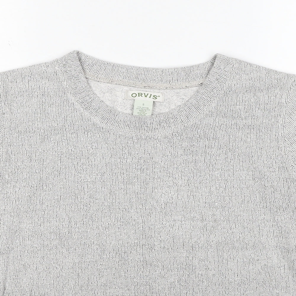 Womens UK Size S Orvis Grey Pullover Jumper