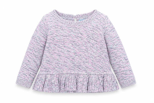Gap Girls Multicoloured Geometric Cotton Pullover Jumper Size 12-18 Months Button