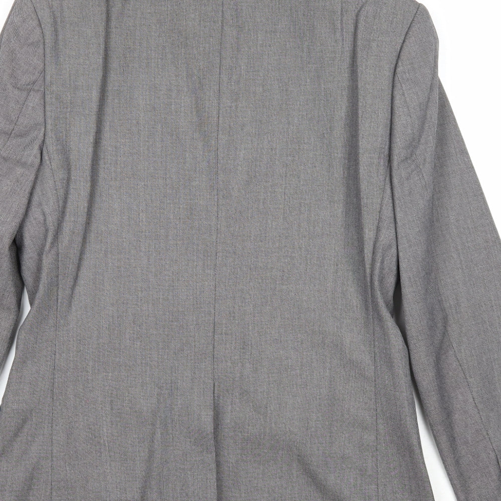 Mens UK Size 38 River Island Regular Grey Suit Jacket