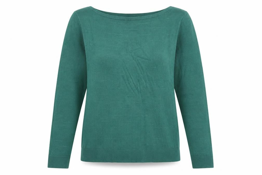 Womens UK Size M Vida Vi Green Pullover Jumper