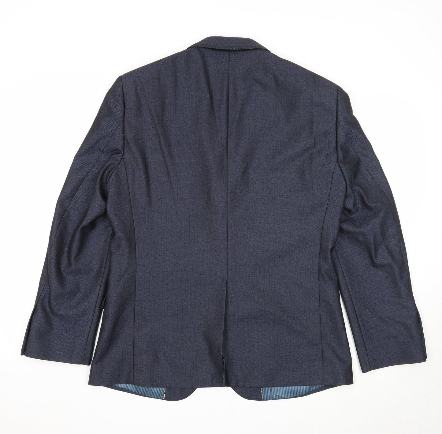 Mens UK Size 40 Preworn Regular Blue Suit Jacket