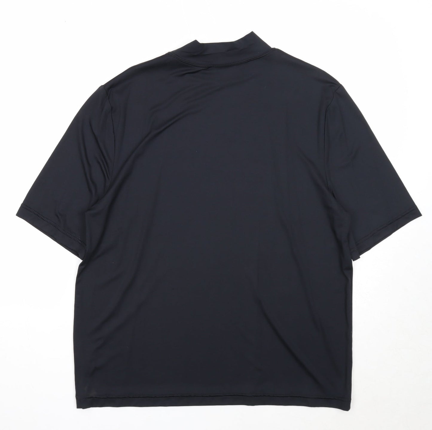 Womens UK Size L Moose Black Basic T-Shirt