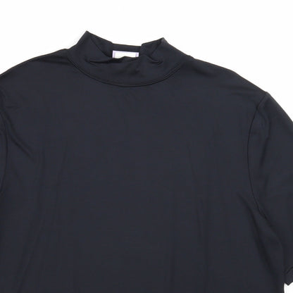 Womens UK Size L Moose Black Basic T-Shirt