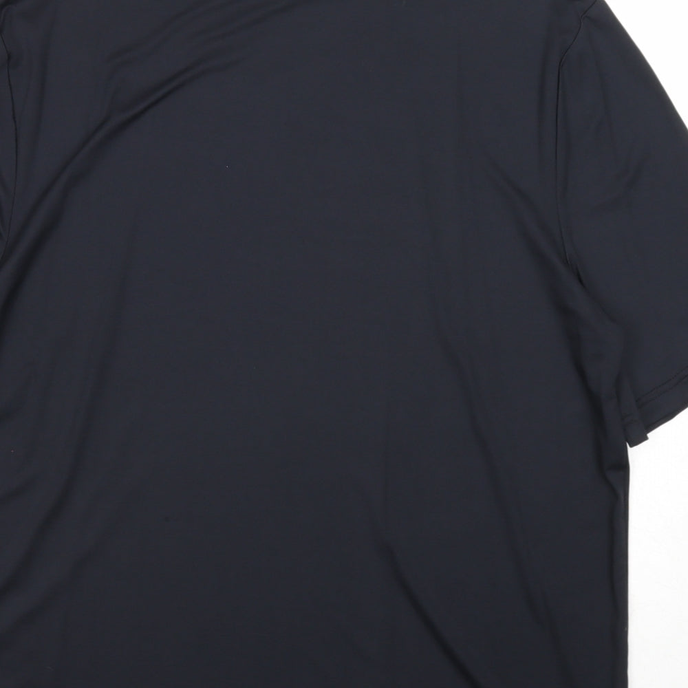 Womens UK Size L Moose Black Basic T-Shirt