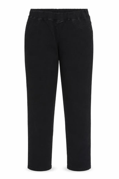Miso Womens Black Viscose Trousers Size 18 Regular