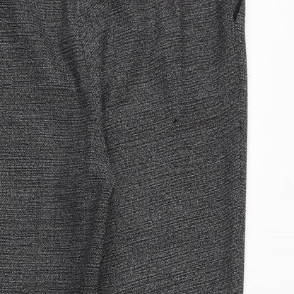 George Womens Grey Polyester Trousers Size 8 Regular Zip