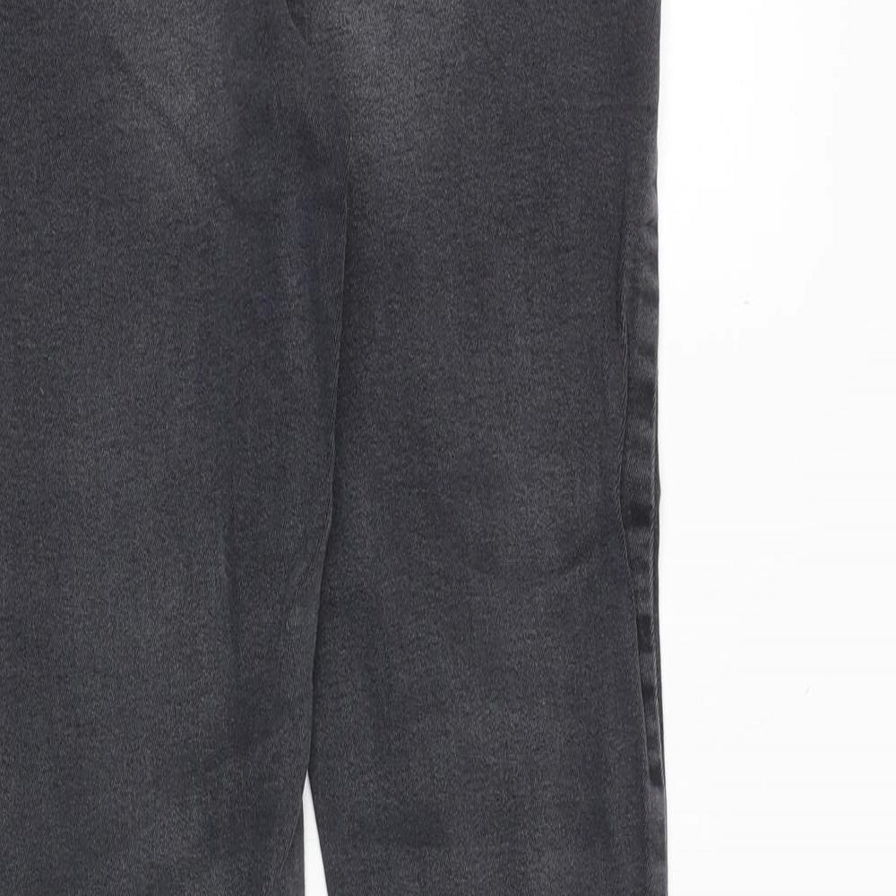 Missy Rose Womens Grey Cotton Skinny Jeans Size 8 Regular Zip