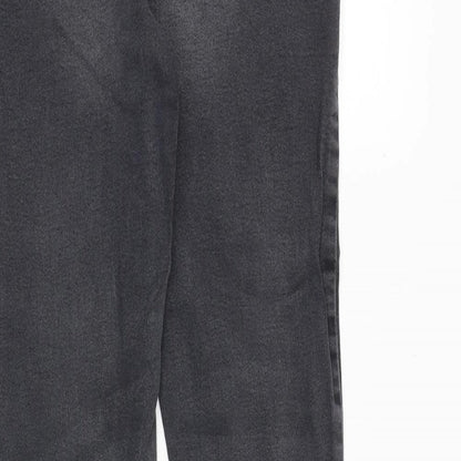 Missy Rose Womens Grey Cotton Skinny Jeans Size 8 Regular Zip