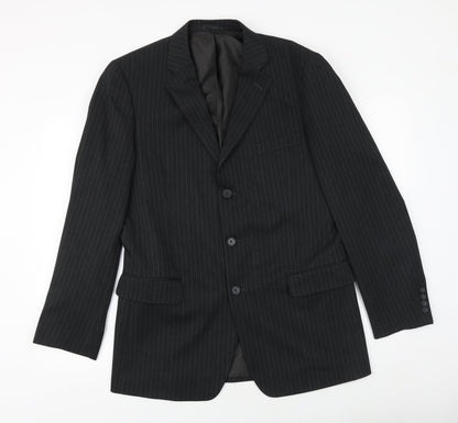 Mens UK Size 40 Taylor & Wright Regular Black Suit Jacket
