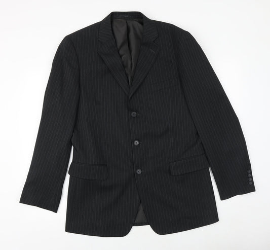 Mens UK Size 40 Taylor & Wright Regular Black Suit Jacket
