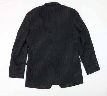 Mens UK Size 40 Taylor & Wright Regular Black Suit Jacket