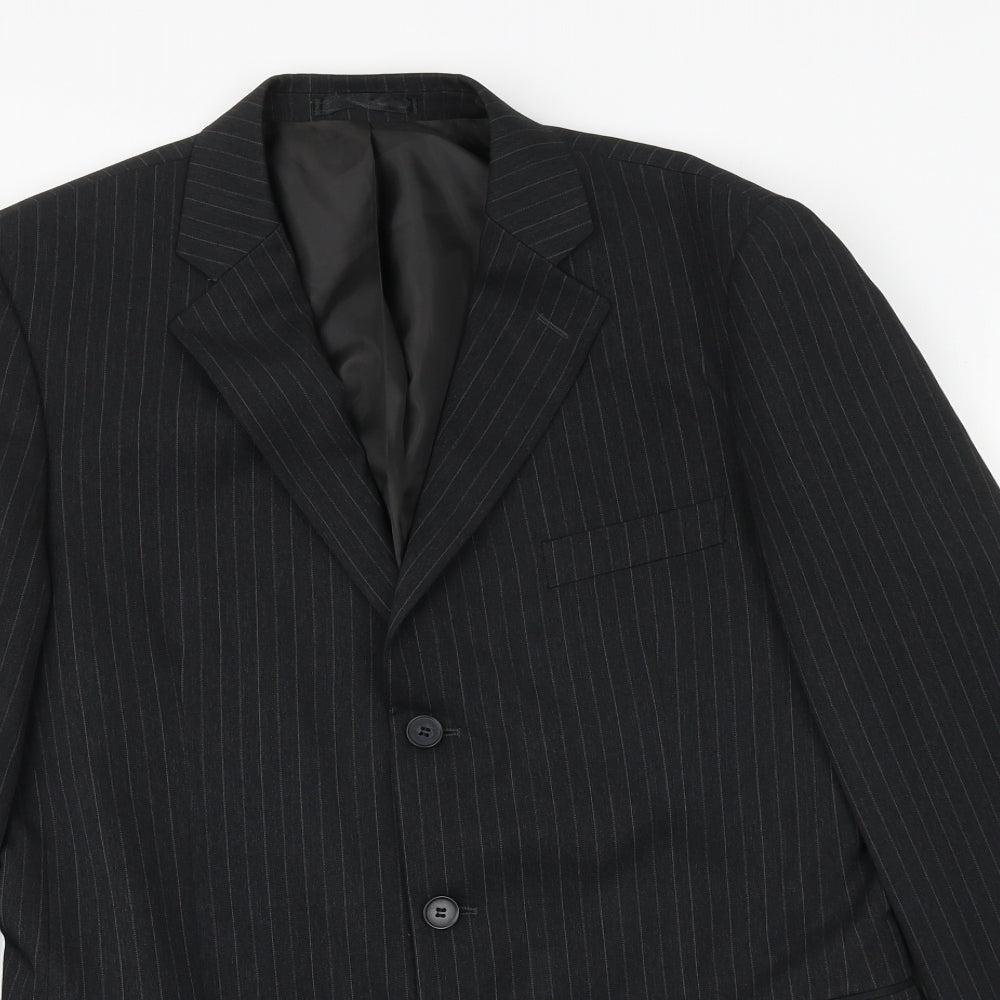 Mens UK Size 40 Taylor & Wright Regular Black Suit Jacket
