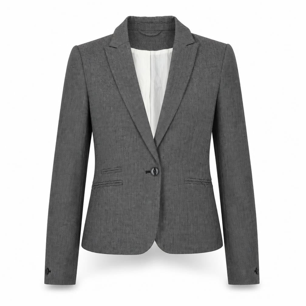 Womens UK Size 8 H&M Regular Grey Suit Jacket